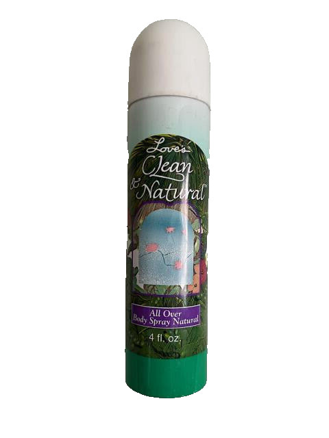 Love's by Dana Clean & Natural Body Spray for Women, 4 Ounce