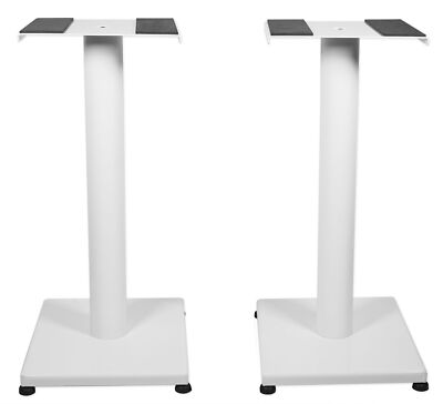 Pair 21” Steel White Stands For Jamo S 803 Bookshelf Speakers | eBay