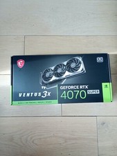 Msi Geforce Rtx 4070 Super 12g Ventus 3x Oc Gaming Graphics Card Brand New!!!!