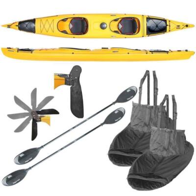  Prijon Kajak Doppelkajak 2.er Tourenkajak Kayak Poseidon (2. Wahl) SET