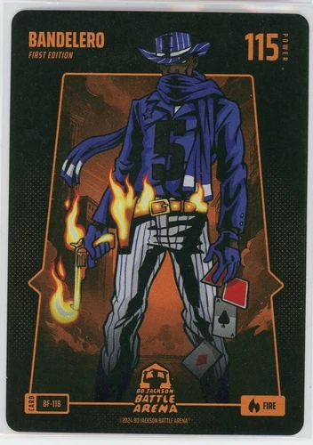 2024 Bo Jackson Battle Arena Bandelero Paolo Banchero Battlefoil SP #BF-118 Fire