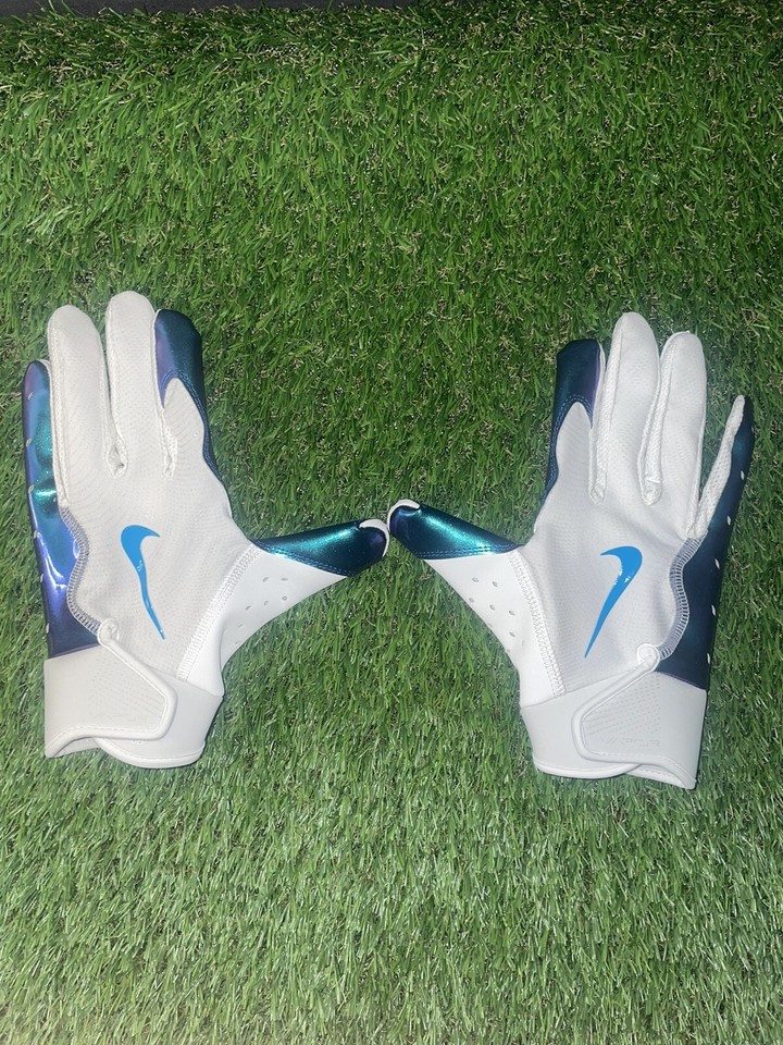 Nike Vapor Jet 8.0 Iridescent Football Glove YouthLarge eBay