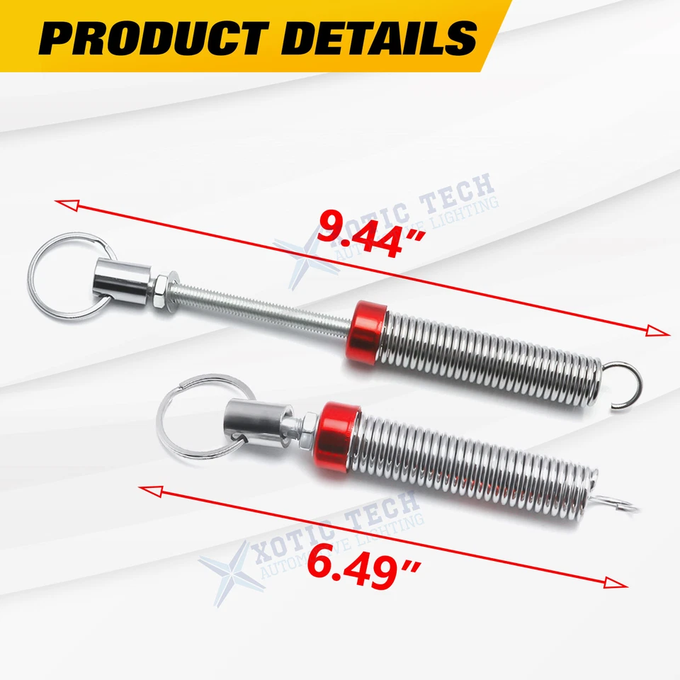 Rojo Ajustable Flexible Automático Maletero Coche Tapa Bota Elevación Control Remoto Resorte Abierto Foto 4 de 4