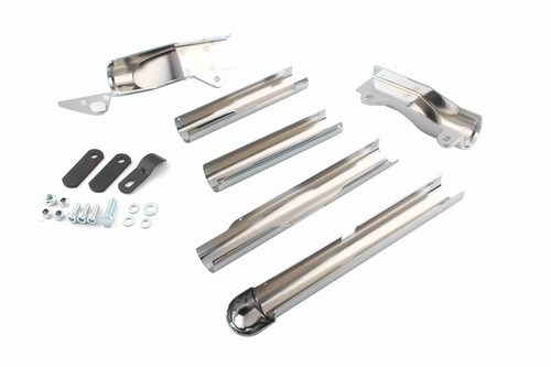 Rear Swingarm Tube Covers Fit For Harley Davidson Softail 2000-2007 Chrome - Picture 6 of 10