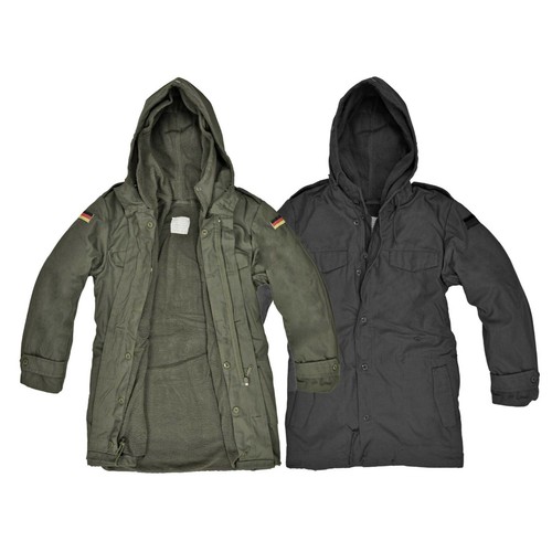 military style fleece jacket