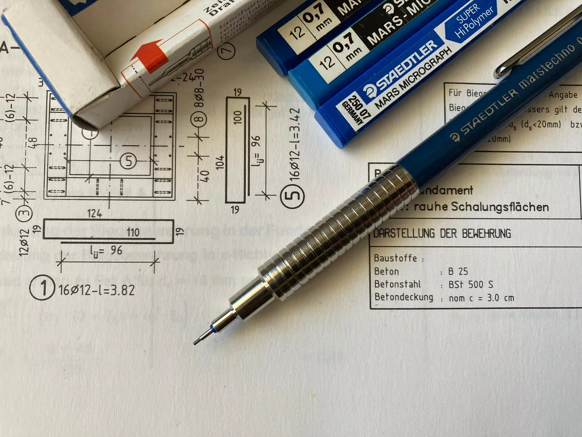 Vintage Mechanical Pencil STAEDTLER MARSTECHNO 770 07 :: 0.7 mm :: Boxed :: NOS