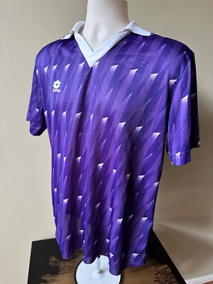 VTG Lotto (M) Purple ~ Calcio Italia #25 Soccer Jersey | eBay