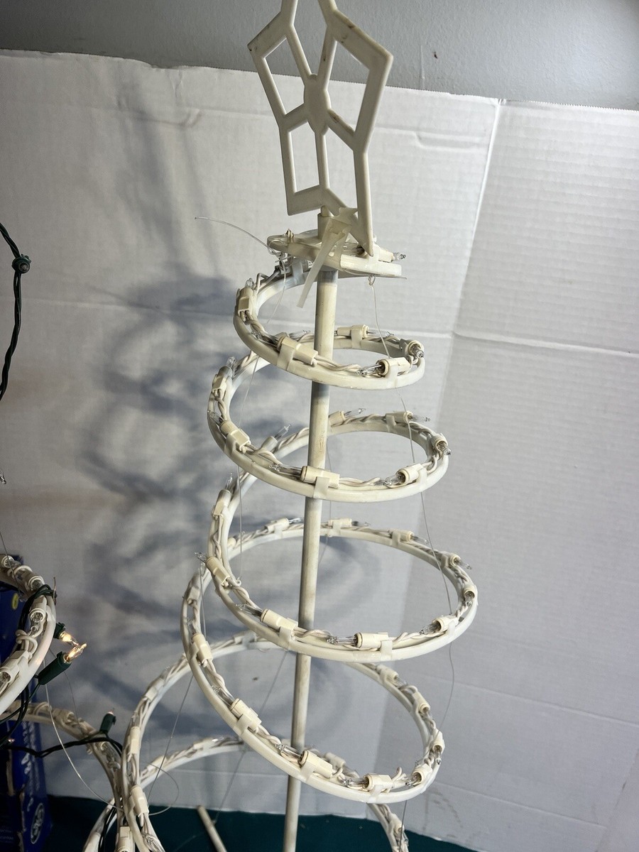 Spiral CHRISTMAS TREES Lights 3FT / 4FT Holiday Set Indoor