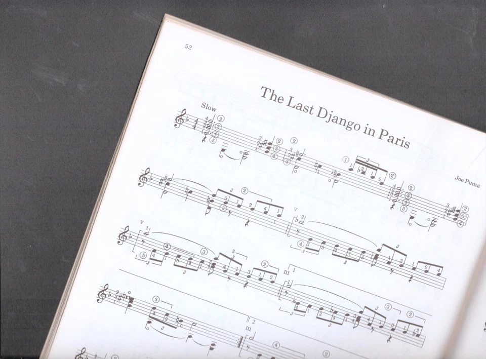 Joe Puma SIGNED Carry Me Bach Classical Guitar  & Jazz Book RARE 1977 FREE SHIP - Image 4 of 4