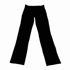 Quince Ultra-Stretch Ponte Tall Pants Straight Leg Stretch Office Black DKBIZ01