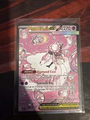 Mega Diancie ex Ascended Heroes Special Illustration Rare SIR 282/217 CLEAN