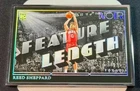 Reed Sheppard 2024-25 Panini Noir /25 Silver Frame Feature Length RC #266