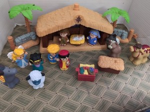 Little People Nativity Set Complete with box