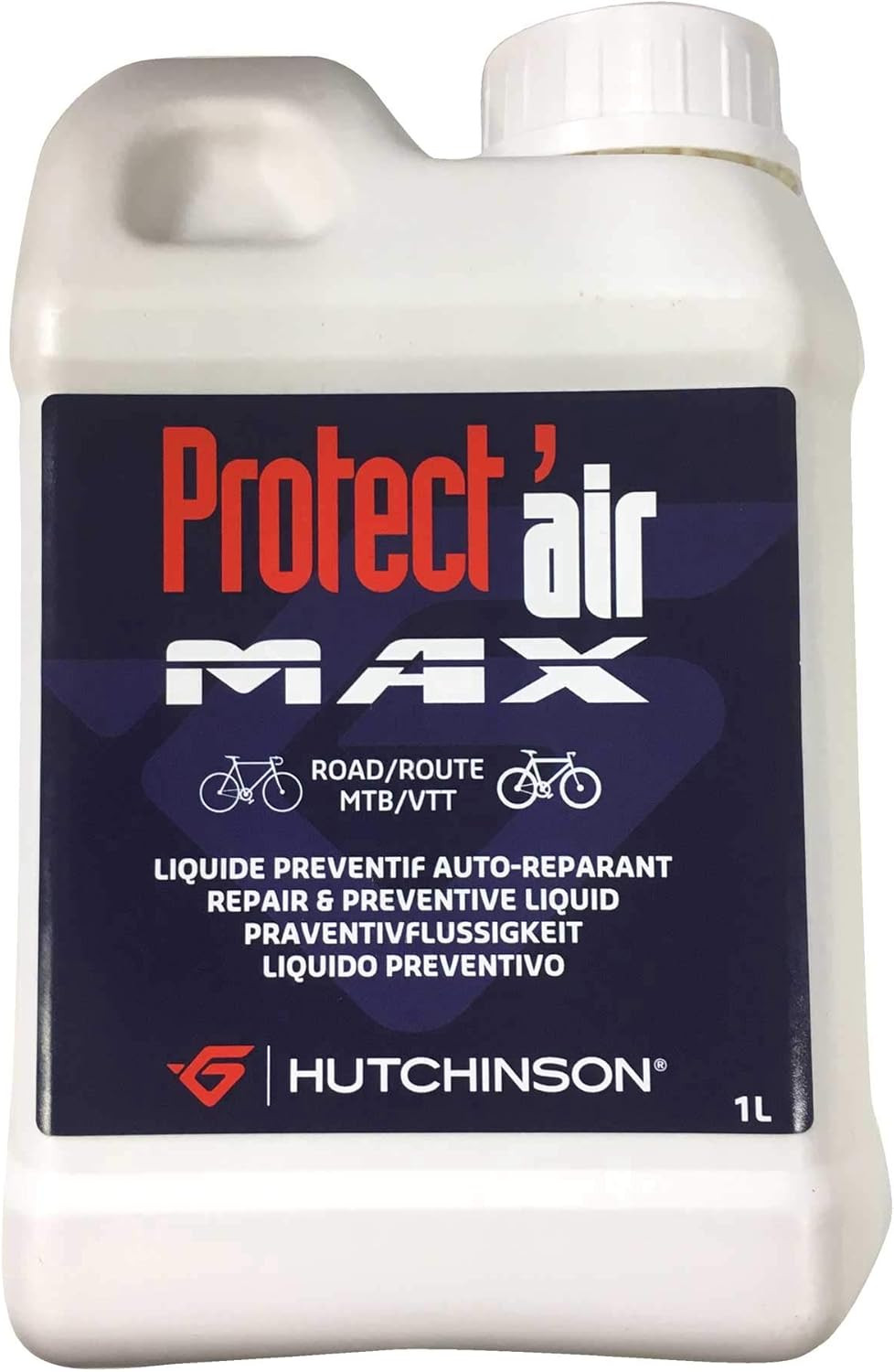 Latex liquide préventif Protect'Air Max 1 L produit anti-crevaison pneu vélo