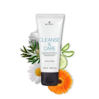 Gesichtspeeling mit Aloe Vera, Teebaum, Calendula und Kamille CLEANSE&CA...