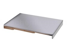 Hailo Einbau Ausziehtisch 384512 Rapid Dekor Edelstahl Küchentisch Schranktisch 