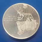 Sterling Silver Round Franklin Mint History of Flight 38.93 gram (1.15 ozt .999)