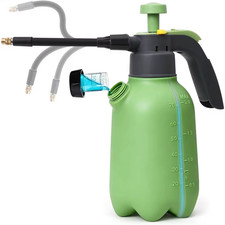 Fybl-Flexible Adjustable Nozzle 1/2 Gallon Pump Sprayer, Hand Pump Pressure Spra