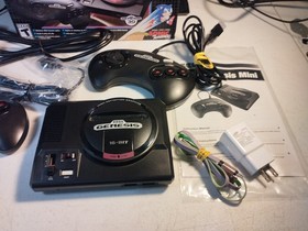 SEGA Genesis Classic Mini Console (MK-16000) Complete In Box & Tested 
