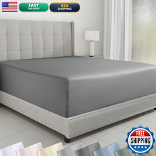 California Design Den Luxurious King Size Fitted - 100 Cotton 600 Thread