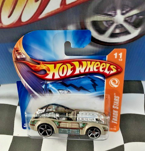 Hot Wheels 2007 Track Stars 11/12 119 Piledriver BEIGE OH5 SC Acceleracers Spin