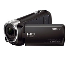 Sony Handycam HDR-CX240 Black 1080p Zoom Lens, Battery, TESTED