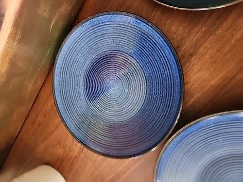 Thomas O'Brien Vintage Modern Blau Salatteller 4er Set Steinzeug 8 1/2" - Bild 3 von 12