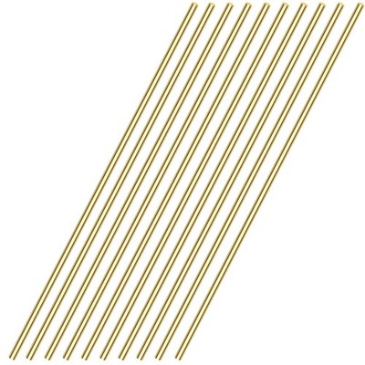 10 Pieces 12 inches 1/8 inch Brass Rods, Brass Solid Round Rod Lathe Bar Stoc...