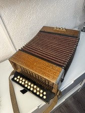 Rarität Sehr Altes Graviertes Vintage Retro Knopf Akkordeon Hohner Germany TOP