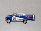VINTAGE 12” EXXON SERVICE  PORCELAIN SIGN GAS OIL CAR TRUCK MOTORCYCLE