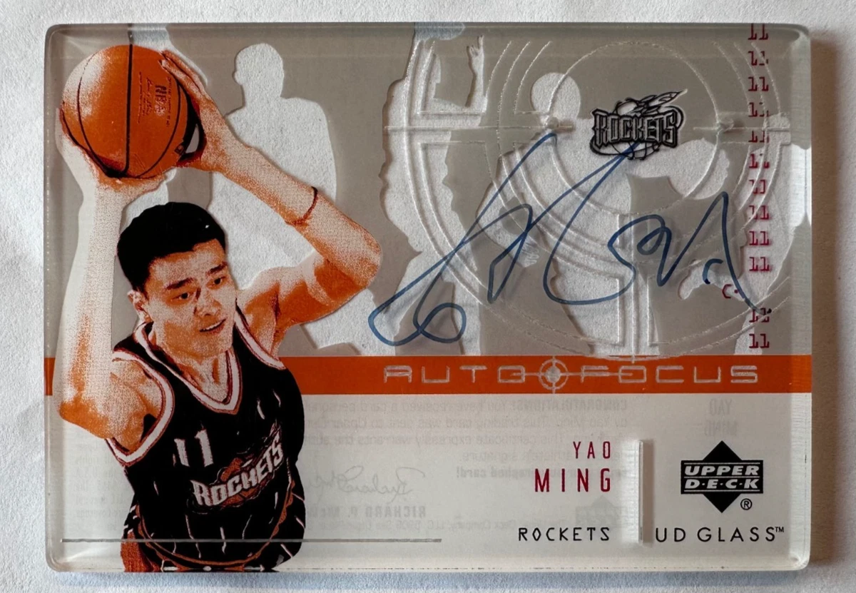 2002-03 UD Glass - Yao Ming #YM for sale | eBay