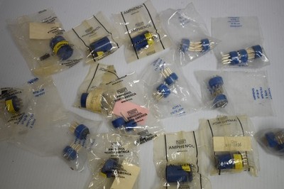 AMPHENOL Circular MIL Spec Connector LOT  (MEU35)