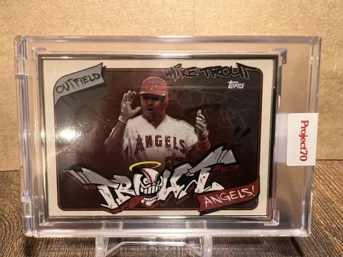 Mike Trout Topps Project 70 Artist Proof AP 27/51 #302 Sout Fly Jersey #