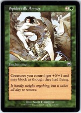 Spidersilk Armor 273 C Mercadian Masques Magic the Gathering MTG LP