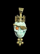 Ciondolo In Turchese Naturale 