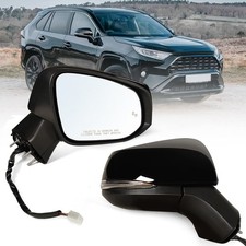 Right Passenger Side Mirror Fits 2019-2025 Toyota Rav4 with Power Heated Turn