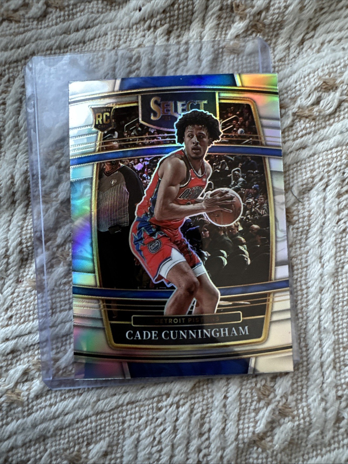 2021-22 Panini Select Blue Prizm #11 Cade Cunningham (RC)