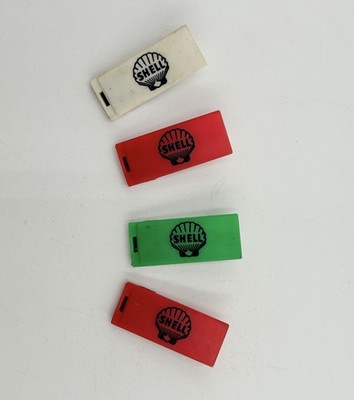 4 Shell Oil Gas Cat Clickers VTG Promo 