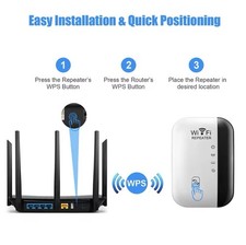 Wifi Extender Signal Booster up to 5000Sq.Ft and 55 Devices, Wifi Range Extender