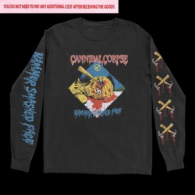Cannibal Corpse Band Hammer Smashed Face S to 5XL Longsleeve Shirt SN368