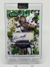 2024 Wild Card Splat Green Autograph Ethan Holliday Auto 3/3