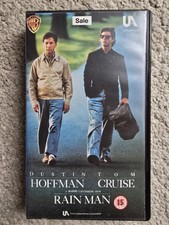 Rain Man VHS Tape Tom Cruise Dustin Hoffman