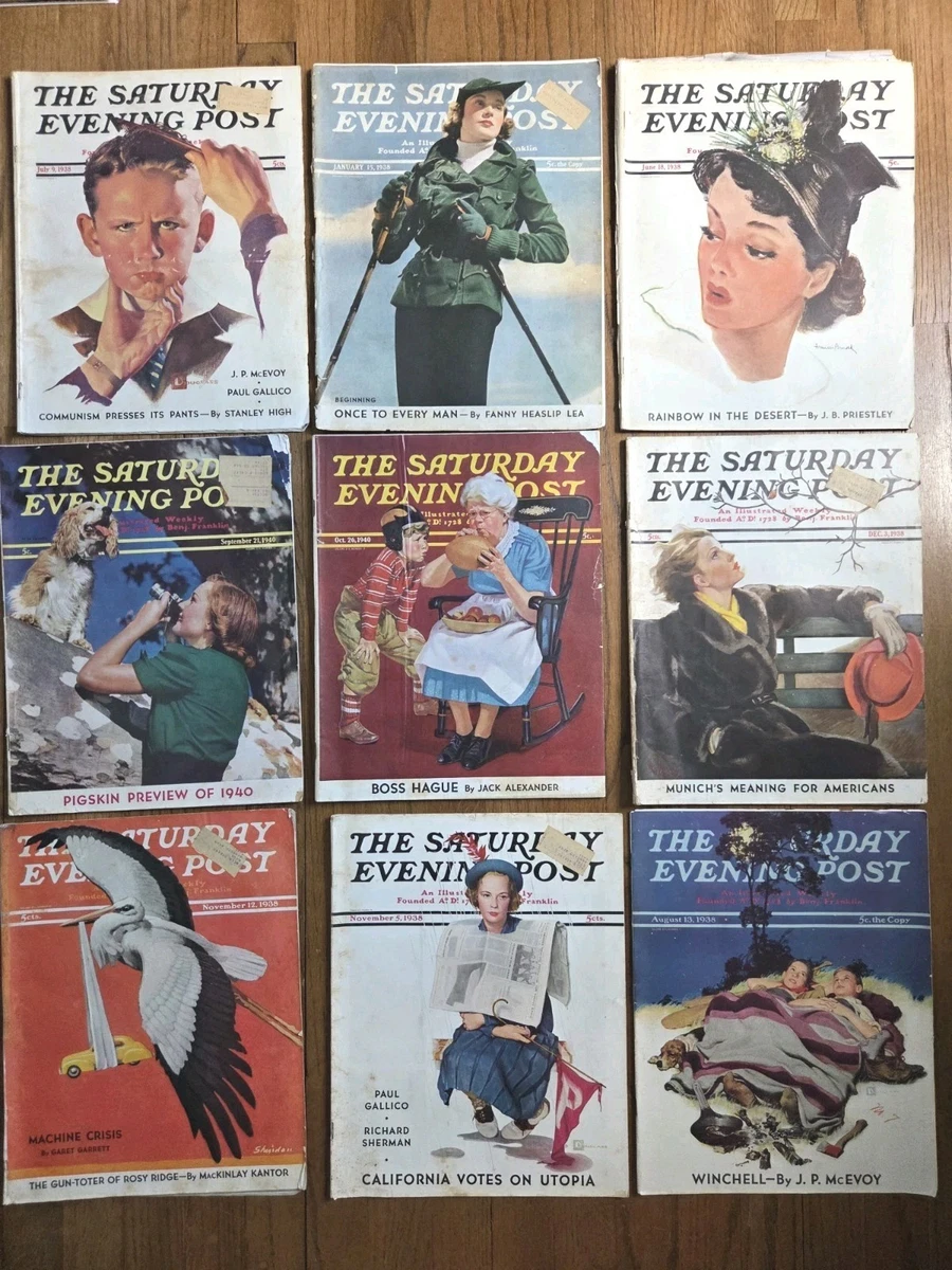 Saturday Evening Post Magazines 1900-1939 for sale | eBay