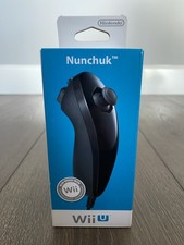 Nintendo Wii U Black Nunchuck Controller Accessory