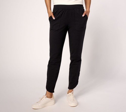 Pantaloni Stivaletto Donna Denim & Co. Active Duo Elasticizzati – Colore Cioccolato, Taglia Unica Comoda - Foto 3