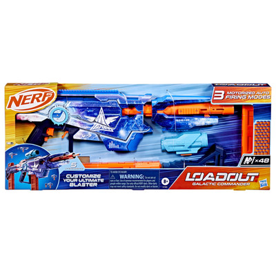 Nerf Loadout Galactic Commander Moterized Foam Dart Blaster, NIB W/ 50+ Darts! 
