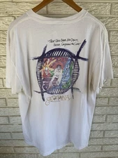 Vintage Hard Rock Cafe Santana XL T Shirt 90s Y2K Signature Series Band Tee
