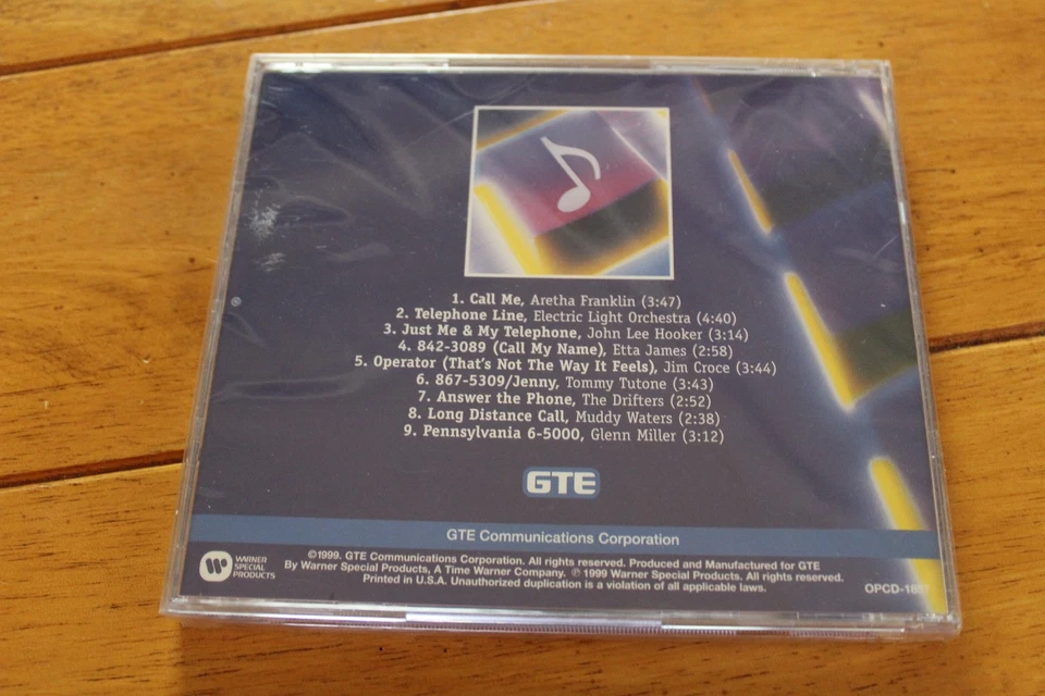 Vintage GTE Unlimited CD Compilation Aretha Franklin ELO Jim Croce 1999 Rock New - Image 2 of 2