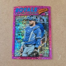 2026 Topps Heritage Pink Sparkle #199 Carter Jensen Kansas City Royals RC