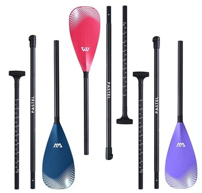 Aqua Marina Hybrid Pastel Carbon SUP Paddel Stand up Paddle super leicht 900g